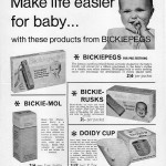 Bickiepegs Advertising from 1967